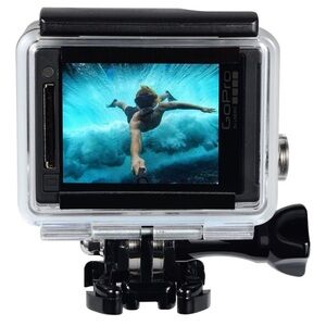 GoPro Protective Waterproof Housing Case and Head Strap for Cameras